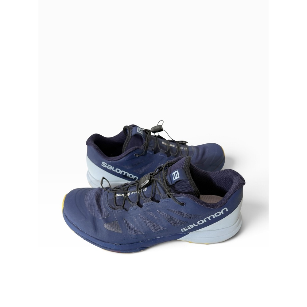 Salomon Sense Pro 3 Womens Navy Cashmere Blue Trail Running Sneakers Size 7